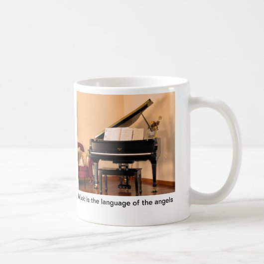 Mug La musique est la langue des anges (Droite)