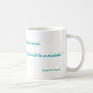 Mug La musique est la vie
