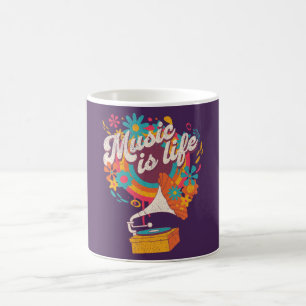 Mug La musique est la vie