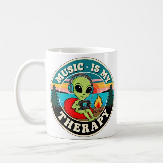 Mug La musique est ma thérapie (Gauche)