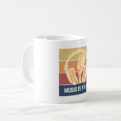 Mug La musique est ma vie (Devant gauche)