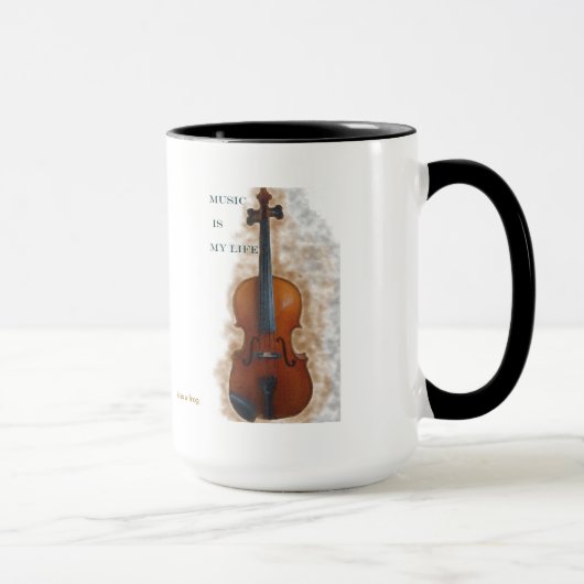 Mug La musique est ma vie Musique (Droite)