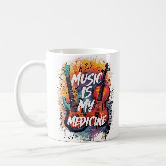 Mug La musique est mon médicament (Gauche)