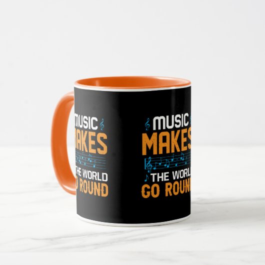Mug La Musique Fait Le Tour Du Monde (Devant gauche)