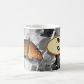 Mug La musique guérit le papillon de monarque orange m (Centre)