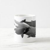Mug La Nage Des Baleines Illustration Art (Centre)