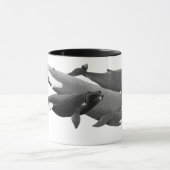 Mug La Nage Des Baleines Illustration Art Whale (Centre)