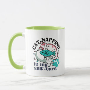Mug La Nappage De Chats Est Mon Soin Personnel : Chats