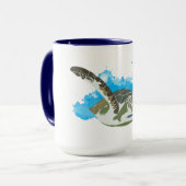 Mug La natation des tortues de mer (Devant gauche)