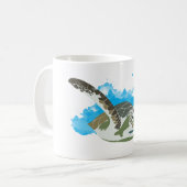 Mug La natation des tortues de mer (Devant gauche)