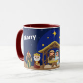 Mug La Nativité de Jésus, Marie et Joseph (Devant gauche)