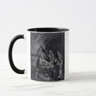 Mug La Nativité par Gustave Doré Encre victorienne de 