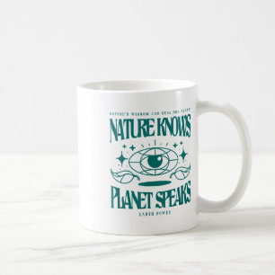 Mug La nature connaît la planète parle la protection D