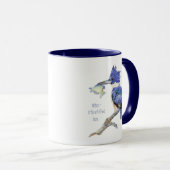 Mug La nature est l'art de Dieu, Citation - Kingfisher (Devant droit)
