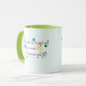 Mug La "nature est magique " (Devant gauche)
