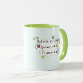 Mug La "nature est magique " (Devant droit)