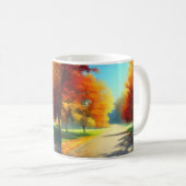Mug La nature Les arbres d'automne dans la forêt (Devant droit)
