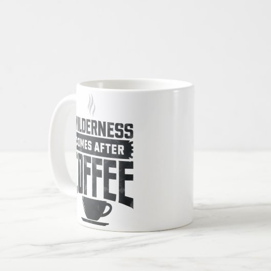 Mug La nature vient après le café (Devant gauche)