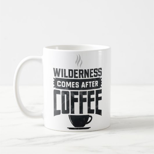 Mug La nature vient après le café (Gauche)