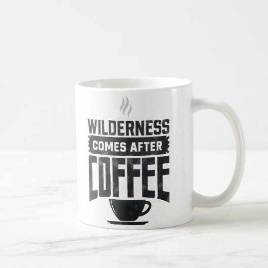 Mug La nature vient après le café (Droite)