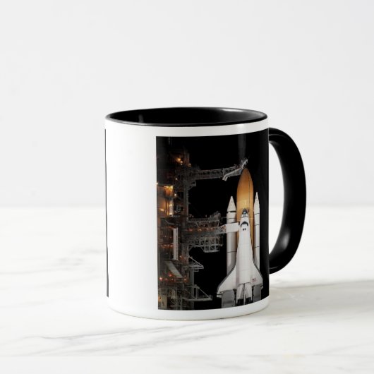 Mug La navette spatiale Atlantis est prête (Devant droit)