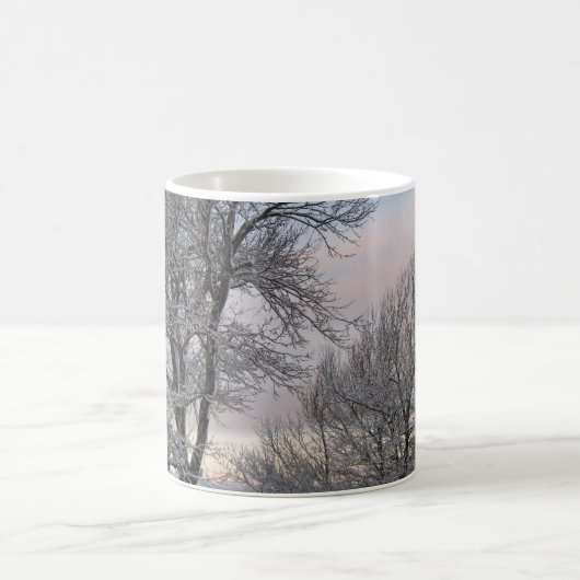 Mug La neige a couvert des branches (Centre)