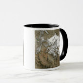 Mug La neige couvre les montagnes Rocheuses aux États- (Devant droit)