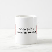 Mug La neige met un sourire ... (Centre)