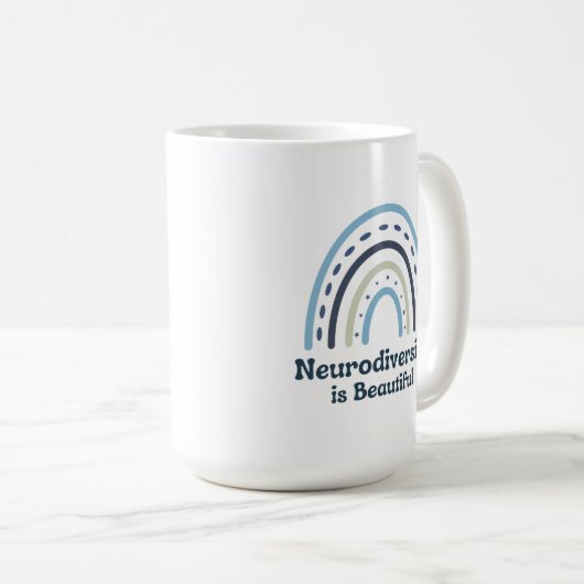 Mug La neurodiversité est belle (Devant droit)