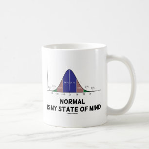 Mug La Normale Est Mon État D'Esprit Geek De Courbe B