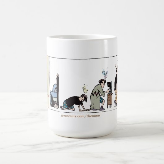 Mug La normalité - Évolution du café (Centre)