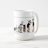 Mug La normalité - Évolution du café (Devant droit)