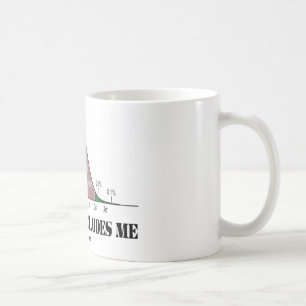 Mug La normalité m'élude (l'humour de courbe de Bell