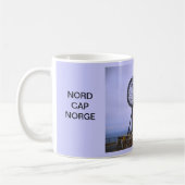 Mug La Norvège, cap du nord, symbole de globe (Gauche)