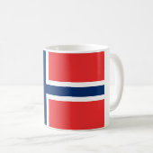 Mug La Norvège, drapeau (Devant droit)