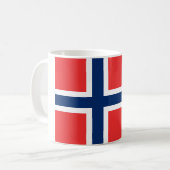 Mug La Norvège, drapeau (Devant gauche)