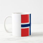 Mug La Norvège, drapeau (Gauche)