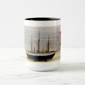 Mug La Norvège, modèle du bateau "Fram " de Nansen (Centre)