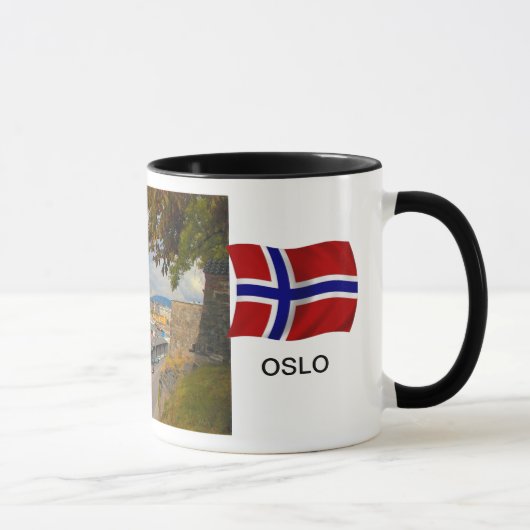 Mug La Norvège, port d'Oslo ; port (Droite)
