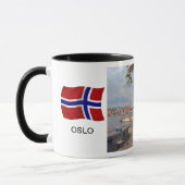 Mug La Norvège, port d'Oslo ; port (Gauche)