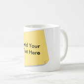 Mug La note de post-it ajoutent votre propre texte (Devant droit)