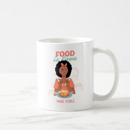 Mug La nourriture est l'amour rendu visible (Droite)
