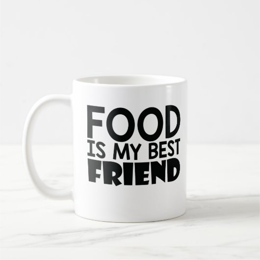 Mug La Nourriture Est Mon Meilleur Ami (Gauche)