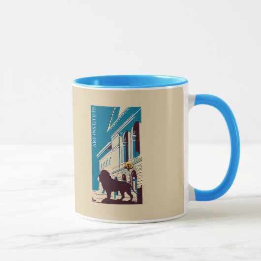 Mug La nouvelle rétro publicité de Chicago d'institut (Droite)