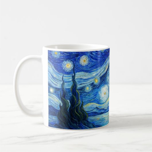 Mug La Nuit Éblouissante Sur L'Océan Calme (Gauche)