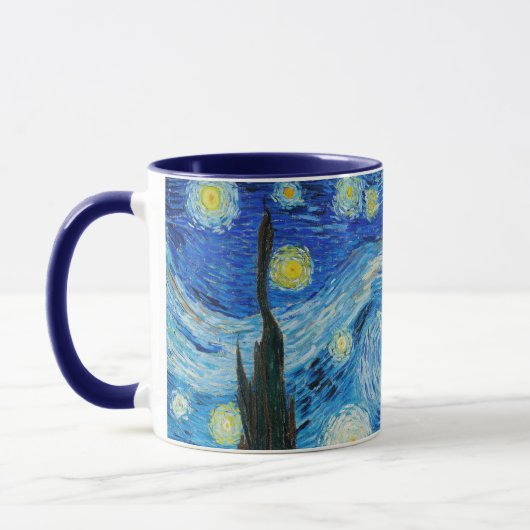 Mug La nuit étoilée de Vincent Van Gogh (Gauche)