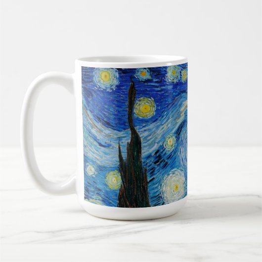 Mug La nuit étoilée de Vincent Van Gogh (Gauche)