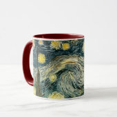 Mug La nuit étoilée de Vincent van Gogh (1889) (Devant gauche)