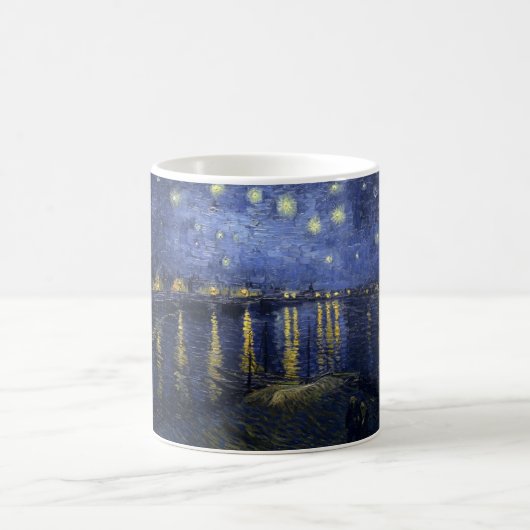 Mug La nuit étoilée de Vincent van Gogh au-dessus du (Centre)