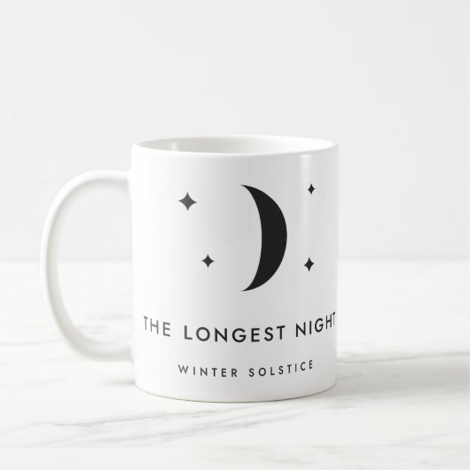 Mug La Nuit la Plus Longue Solstice d'Hiver Lune (Gauche)